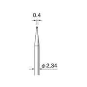 CC101 [アルゴファイル 超硬カッタースパイラルカット Φ0.4 Φ2.34軸]
