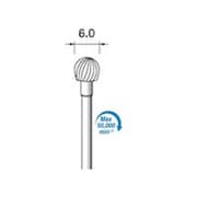 CC118 [アルゴファイル 超硬カッタースパイラルカット Φ6 Φ2.34軸]