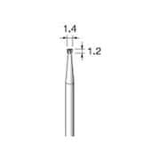 CC124 [アルゴファイル 超硬カッタースパイラルカット Φ1.4X1.2 Φ2.34軸]