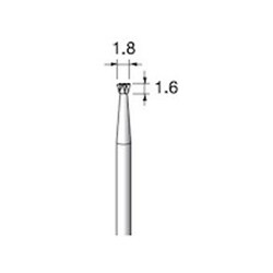 CC125 [アルゴファイル 超硬カッタースパイラルカット Φ1.8X1.6 Φ2.34軸]