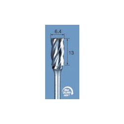 CC143A [アルゴファイル 超硬カッター アルミカット Φ6.4X13 Φ3.0軸]
