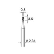 CC171 [アルゴファイル 超硬カッタークロスカット Φ0.8X3.5 Φ2.34軸]