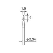 CC181 [アルゴファイル 超硬カッタークロスカット Φ1X4 Φ2.34軸]