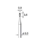 CC421 [アルゴファイル 超硬カッタースパイラルカット Φ0.9X3.6 Φ3.0軸]
