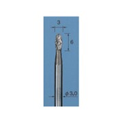 CC441 [アルゴファイル 超硬カッタークロスカット Φ3X6 Φ3.0軸]