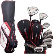TRI-800 [TRISPORTS 800 メンズ ゴルフクラブ 左用 10本セット（1W/4W/U5/6I/7I/8I/9I/PW/SW/PT）キャディバッグ付 （SR）]