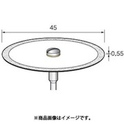 DC182 [アルゴファイル 電着ダイヤディスク#140 Φ45X0.6 Φ2.34軸]