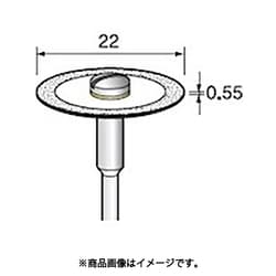 DC644 [アルゴファイル 電着ダイヤディスク#140 Φ22X0.5 Φ6.0軸]