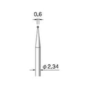 ED101 [アルゴファイル 電着ダイヤモンドバー#320 Φ0.6 Φ2.34軸]