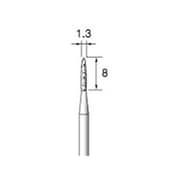 ED132 [アルゴファイル 電着ダイヤモンドバー#140 Φ1.3X8 Φ2.34軸]