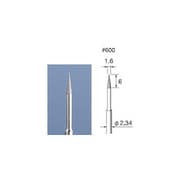 ED142 [アルゴファイル 電着ダイヤモンドバー#600 Φ1.6X3 Φ2.34軸]
