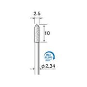 ED161 [アルゴファイル 電着ダイヤモンドバー#140 Φ2.5X10 Φ2.34軸]