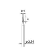 ED201 [アルゴファイル 電着ダイヤモンドバー#140 Φ0.9X4 Φ2.34]