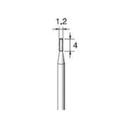 ED212 [アルゴファイル 電着ダイヤモンドバー#140 Φ1.2X4 Φ2.34軸]