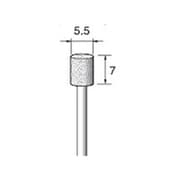 ED220 [アルゴファイル 電着ダイヤモンドバー#140 Φ5.5X7 Φ2.34軸]