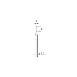 ED581N [アルゴファイル 電着CBNボラゾン #140 Φ1X6mm Φ3軸]