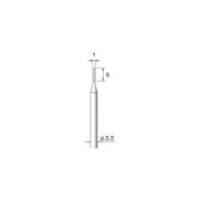 ED581N [アルゴファイル 電着CBNボラゾン #140 Φ1X6mm Φ3軸]