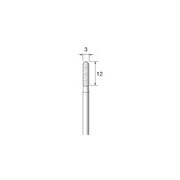 ED585N [アルゴファイル 電着CBNボラゾン #140 Φ3X12mm Φ3軸]