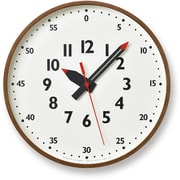 掛時計 fun pun clock Mサイズ ブラウン ふんぷんくろっく YD14-08 M BW