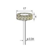 FB111 [アルゴファイル 軸付フェルトバフ Φ17X4 Φ2.34軸]