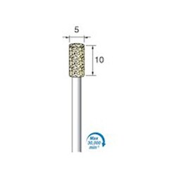 FB222 [アルゴファイル 軸付フェルトバフハード Φ5X10 Φ3.0軸]
