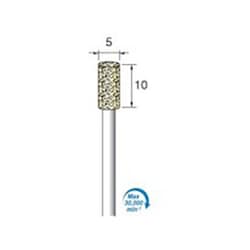 FB242 [アルゴファイル 軸付フェルトバフソフト Φ5X10 Φ3.0軸]