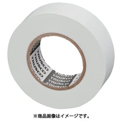 TRUSCO 脱鉛タイプビニールテープ 19mmX10m 白 1巻入り GJ2110W1P