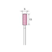 GS105 [アルゴファイル 軸付ピンク砥石 PA#120 Φ5X13 Φ2.34軸 5本入り]