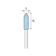 GS120 [アルゴファイル 軸付ブルー砥石 WA#120 Φ5X18 Φ2.34軸 5本入り]