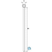 GS1406R [アルゴファイル ロングシャンクホワイト砥石 WA#100 Φ6 Φ3.0軸 軸長L80 5本入り]