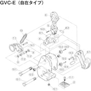 GVK1E [スーパー 横吊クランプ（GVC1E）用カム支持ボルトセット]