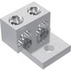 LAM2A600-12-6Y [PANDUIT アルミ製メカニカルコネクター 1穴2バレルラグ 電線サイズAWG4-600kcmil]