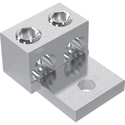 PANDUIT アルミ製メカニカルコネクター 1穴2バレルラグ 電線サイズAWG4-600kcmil LAM2A600-12-6Y