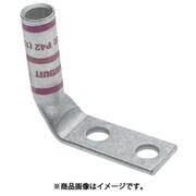 LCC6-10AWF-L [PANDUIT 銅製圧縮端子 2穴 電線サイズ AWG6 取付穴サイズ 51mm 取付穴間隔 160mm バレル角度 90度]