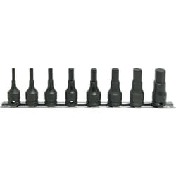 RS13012M/8-L52 [コーケン 3/8”（9.5mm）SQ. インパクトヘックスビットソケットレールセット 8ヶ組]