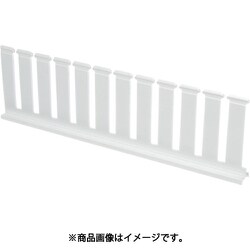 PANDUIT ディバイダーウォール(スリット付き) 白 6FT(フィート) 1本 SD4HWH6