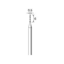 TD103 [アルゴファイル 超硬ドリル Φ0.5X6mm Φ3.0軸]