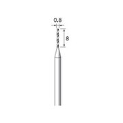 TD106 [アルゴファイル 超硬ドリル Φ0.8X8mm Φ3.0軸]