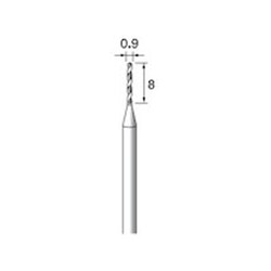 TD107 [アルゴファイル 超硬ドリル Φ0.9X8mm Φ3.0軸]