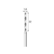 TD112 [アルゴファイル 超硬ドリル Φ1.8X22mm Φ3.0軸]
