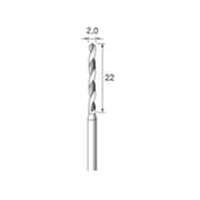 TD113 [アルゴファイル 超硬ドリル Φ2.0X22mm Φ3.0軸]