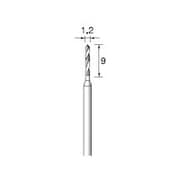 TD406 [アルゴファイル 超硬ルーマードリル4枚刃 Φ1.2X9 Φ2.34軸]