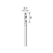 TD412 [アルゴファイル 超硬ルーマードリル4枚刃 Φ2.1X9 Φ2.34軸]