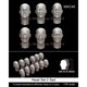 MAC46 1/35 汎用ヘッドセット2 悲しみの表情 12個入 [プラモデル用パーツ]