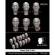 MAC49 1/35 汎用ヘッドセット5 表情ミックス 12個入 [プラモデル用パーツ]