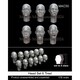 MAC50 1/35 汎用ヘッドセット6 疲れの表情 12個入 [プラモデル用パーツ]
