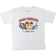 22863165 ポケットモンスター ポケモン KIDS カジュアルロゴTシャツ 吸汗速乾 防蚊 WHITE 100cm