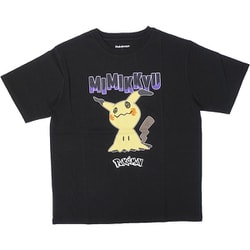 22863174 ポケットモンスター ポケモン ブラック Tシャツ F柄 ミミッキュ Mサイズ