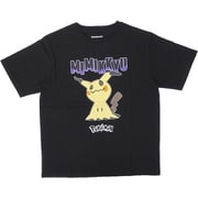 22863174 ポケットモンスター ポケモン ブラック Tシャツ F柄 ミミッキュ Mサイズ
