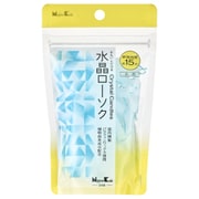 水晶ローソク 15分 水色 パウチ型 55本